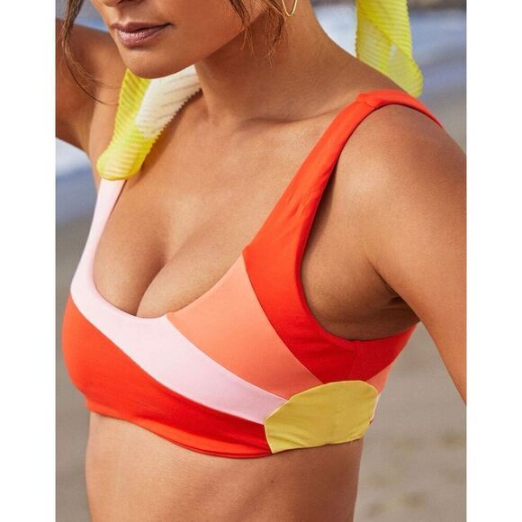 L*Space Lizzie Bikini Top Sz XL NWT 2 - Picture 1 of 6